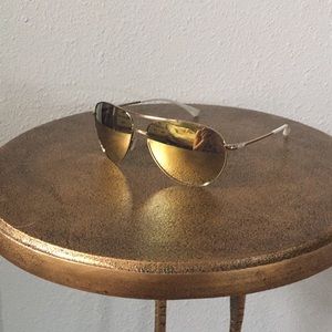 Gold Nike aviators